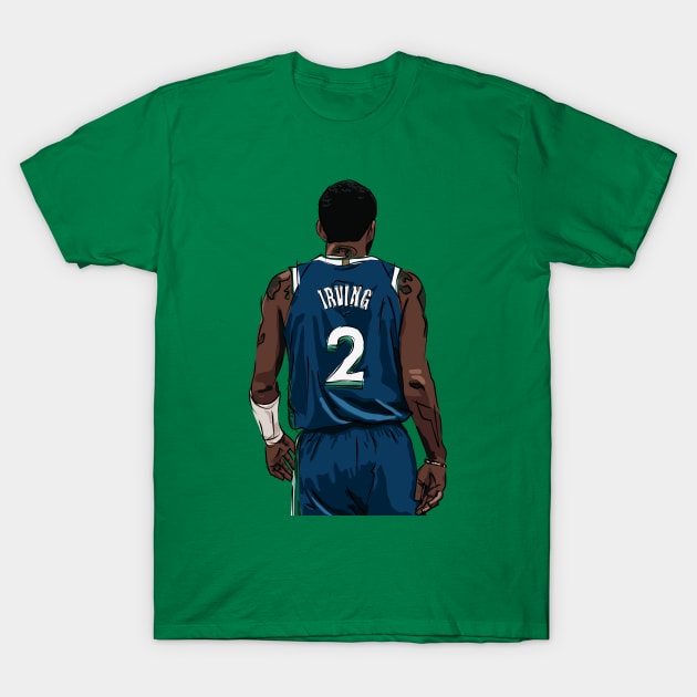 Kyrie Irving Dallas Sketch T-Shirt by rattraptees